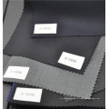 Светлая мягкая шерсть и полиэстер черный саржа ткань для костюма униформа в высоком качестве